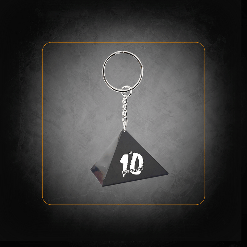 Pyramid key ring - Les 10 Commandements