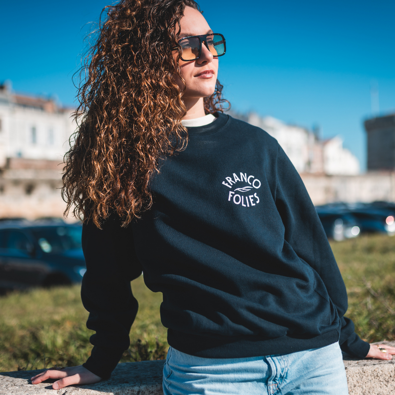 Sweatshirt Bleu Officiel - Francofolies