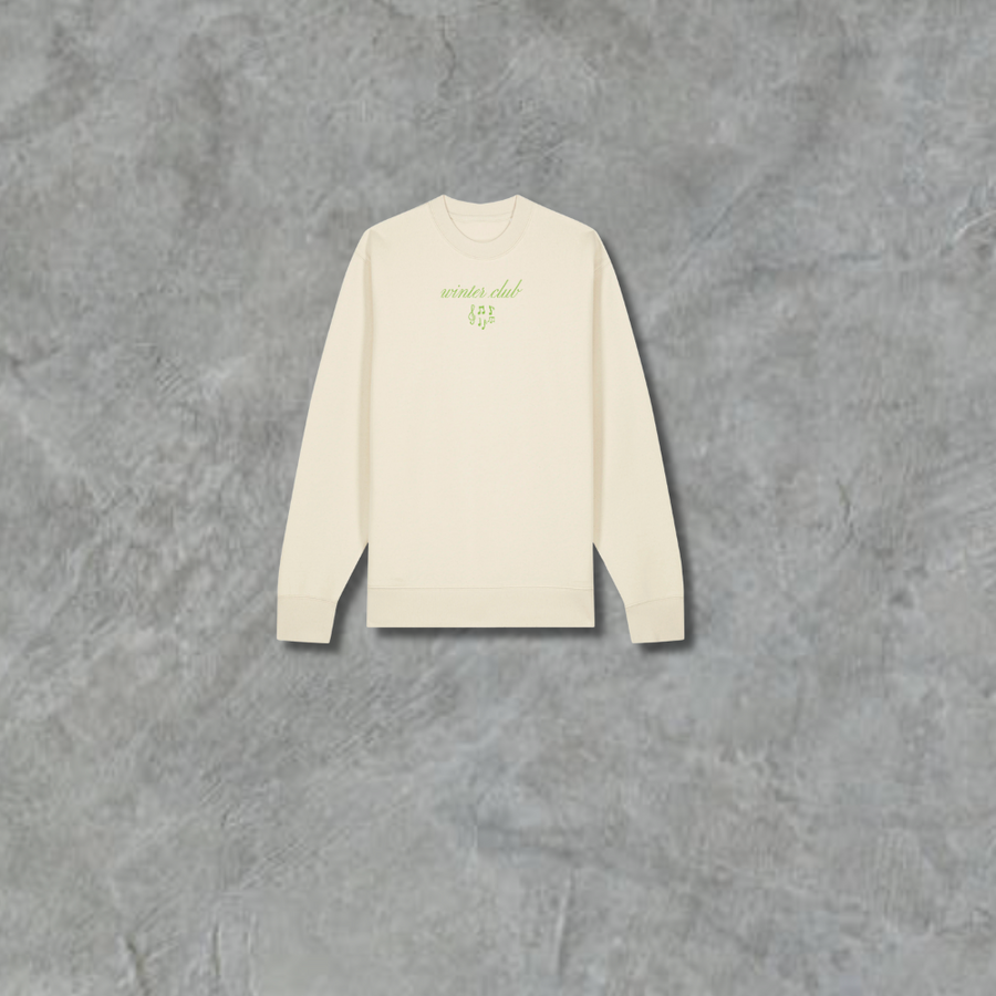 Winnter club ecru sweatshirt