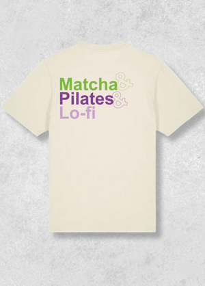 T-Shirt unisexe Matcha & Pilates & Lo-fi