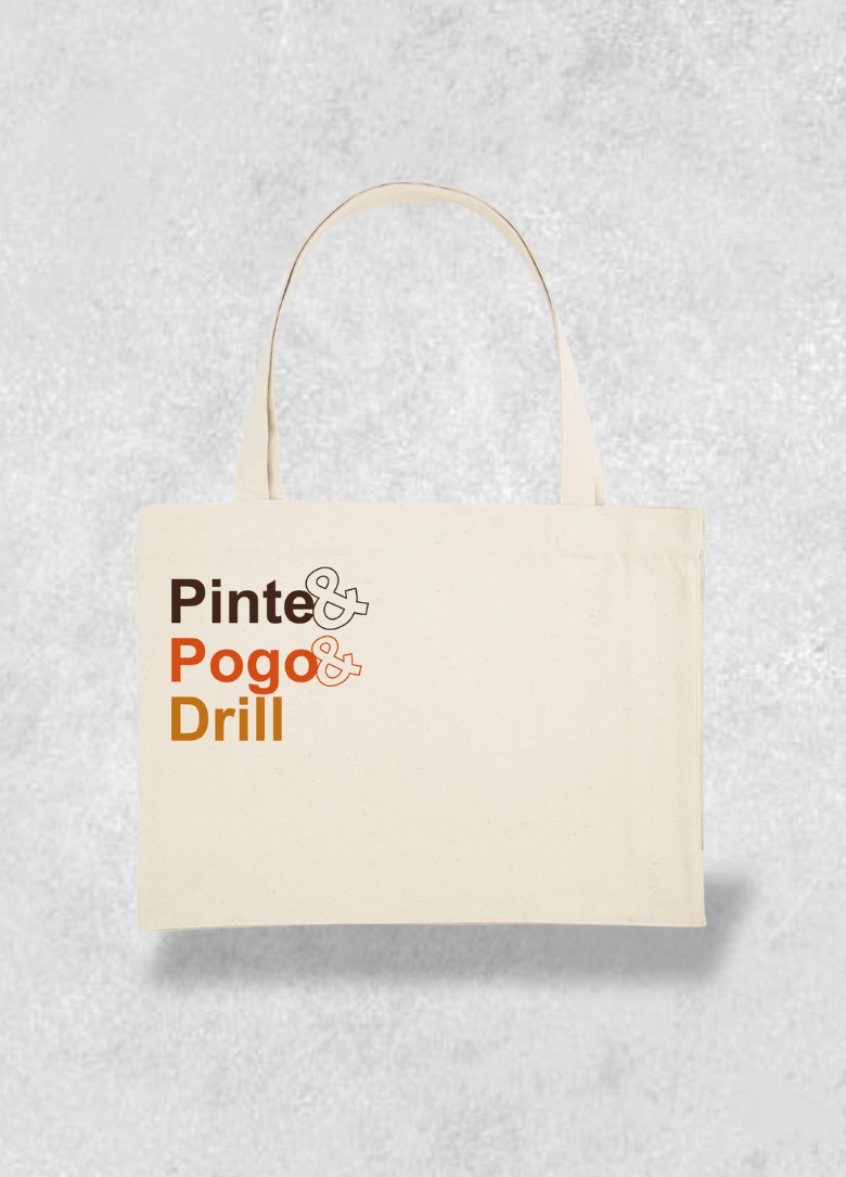 Tote Bag large Pinte & Pogo & Drill