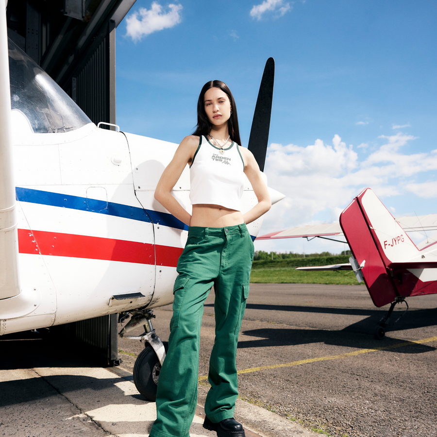 Women's white top - Kappa x Les Ardentes