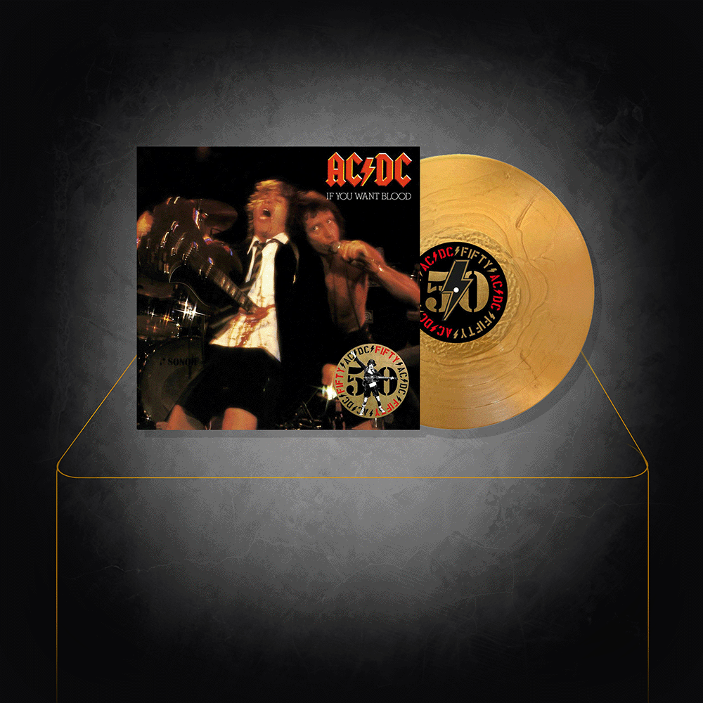 Vinyl If You Want Blood You've Got It Limited Edition in Gold - AC/DC