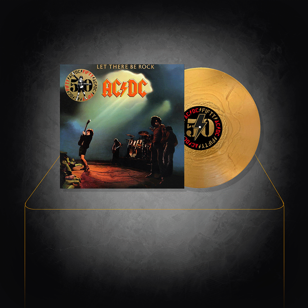 Let There Be Rock Limited Edition Vinyl in Gold - AC/DC