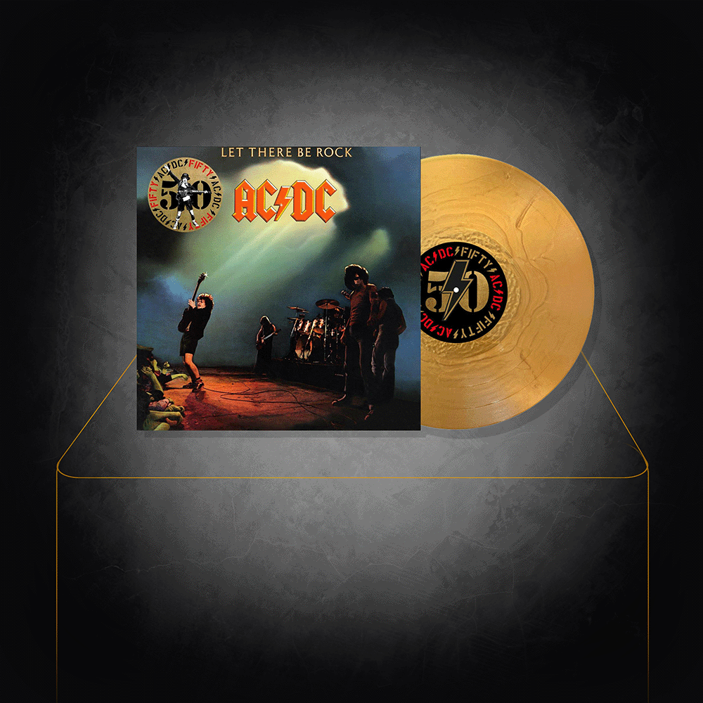 Vinyle Let There Be Rock Edition Limitée en Or - AC/DC