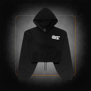 Women's black hoodie sweatshirt - Kappa x Les Ardentes