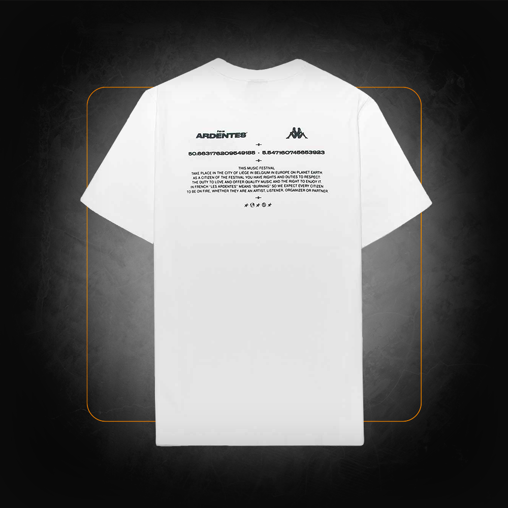 White t-shirt - Kappa x Les Ardentes