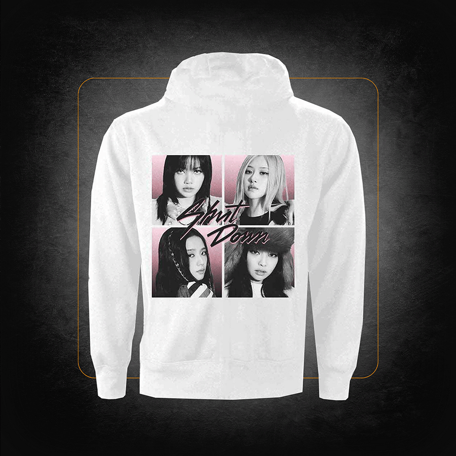 Shut Down Sweatshirt - Black Pink