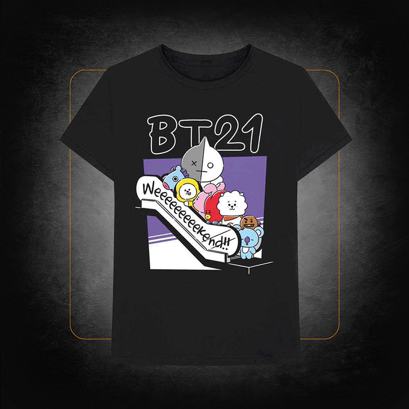 T-shirt Week-end - BT21