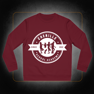 Official White Logo Sweatshirt - Chenille School Academy