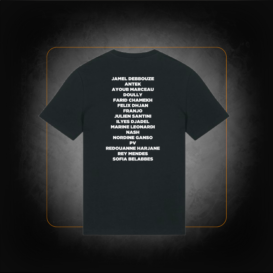 Line Up Black T-Shirt - Jamel Comedy Club