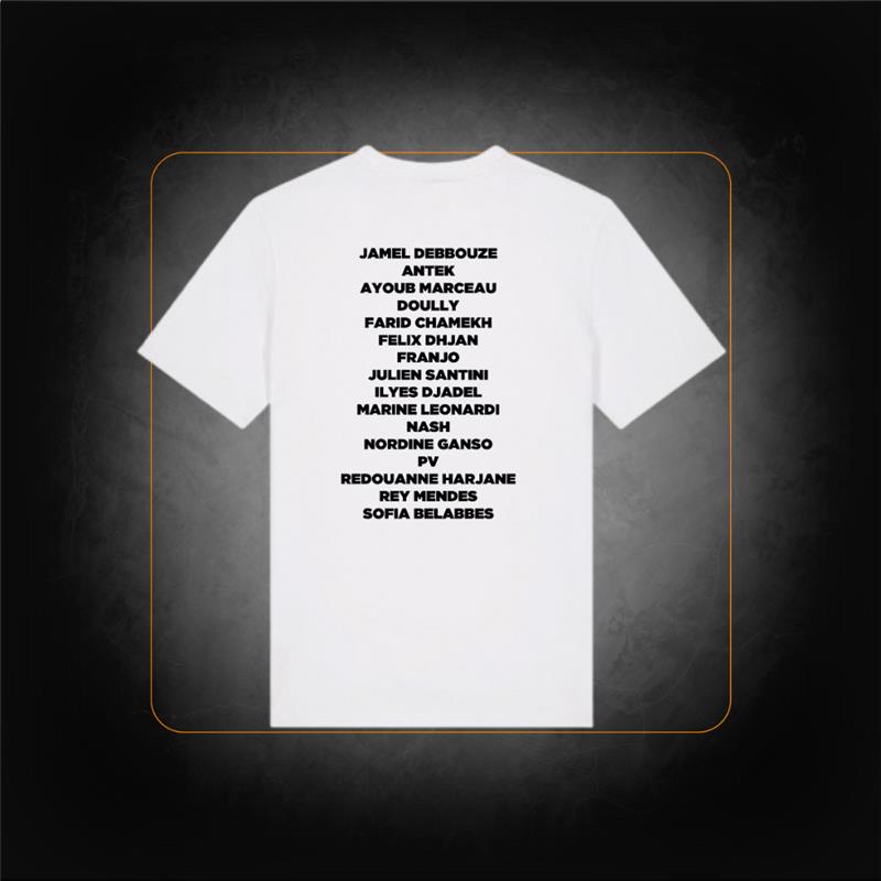 Line Up White T-Shirt - Jamel Comedy Club