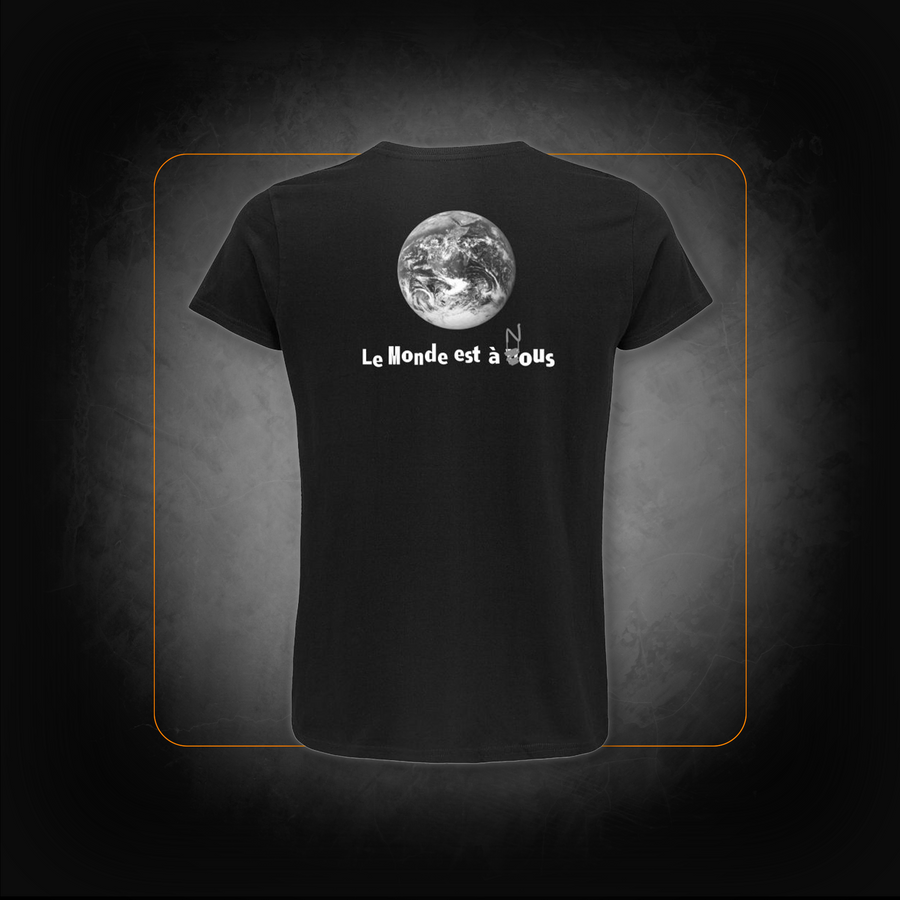 T-shirt NOIR Le Monde est à  Nous - La Haine