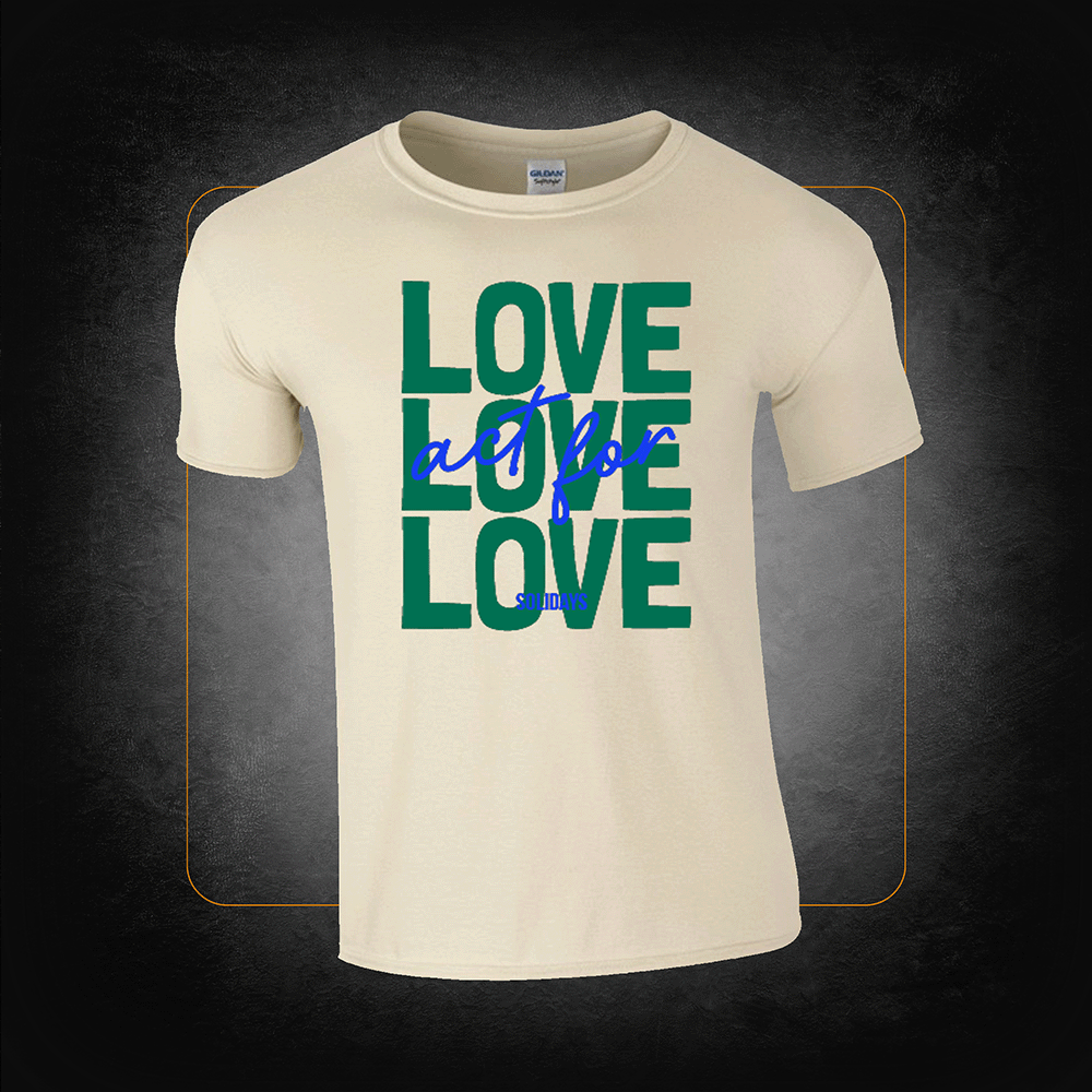 T-Shirt Unisexe LoveLoveLove Sable - Solidays