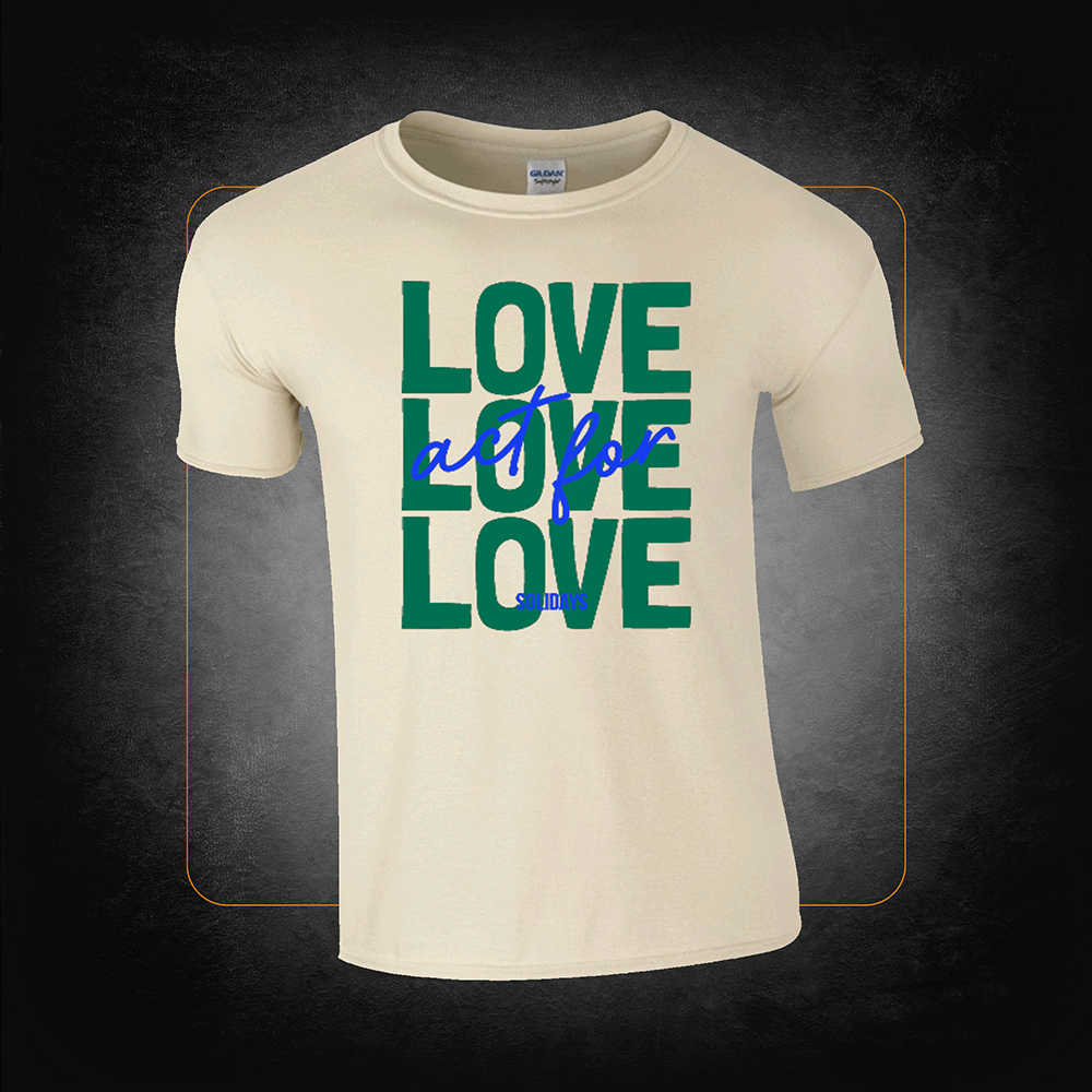 Unisex T-Shirt LoveLoveLove Sand - Solidays