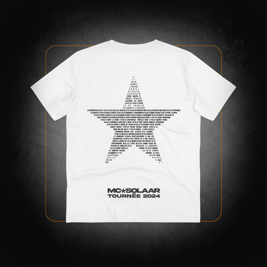 T-shirt "Tournée" Blanc - MC Solaar