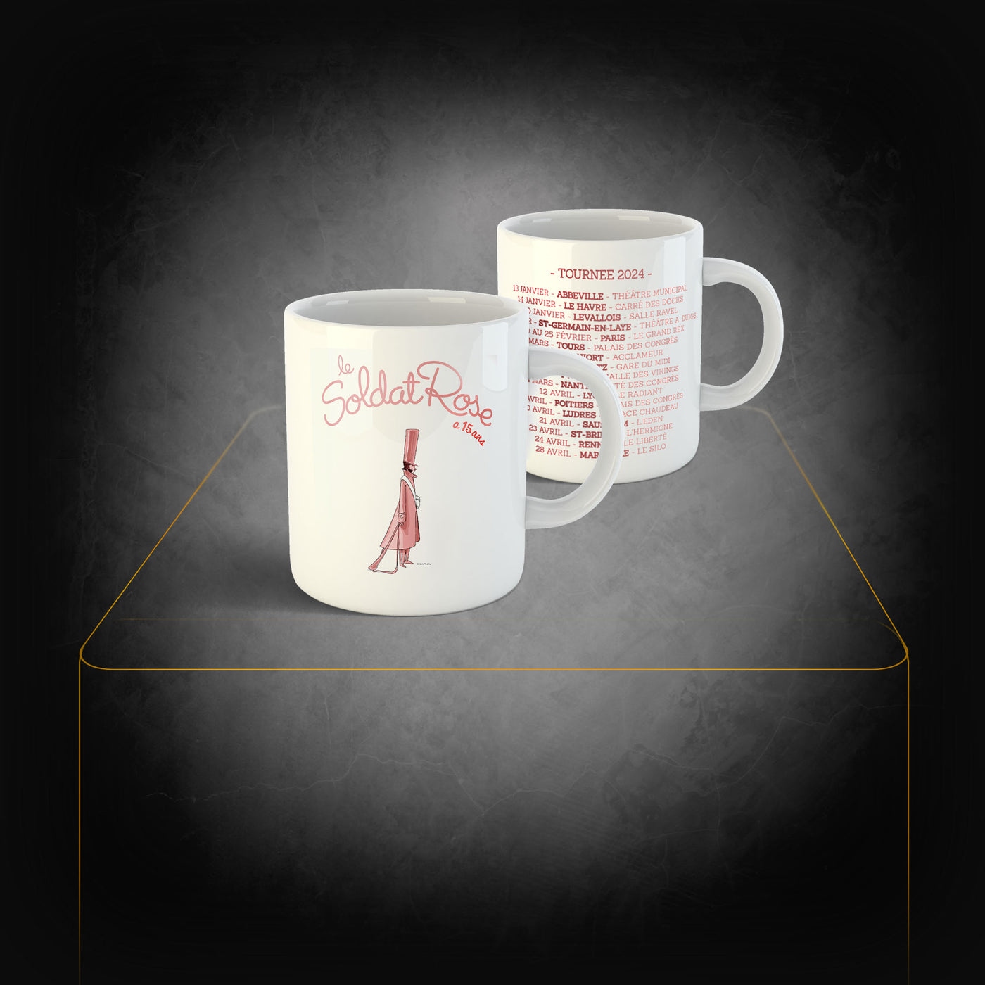 Mug affiche et dates - Soldat Rose