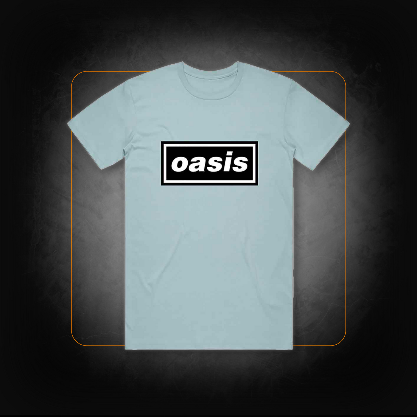 T-Shirt : Decca Logo Bleu Clair   - Oasis