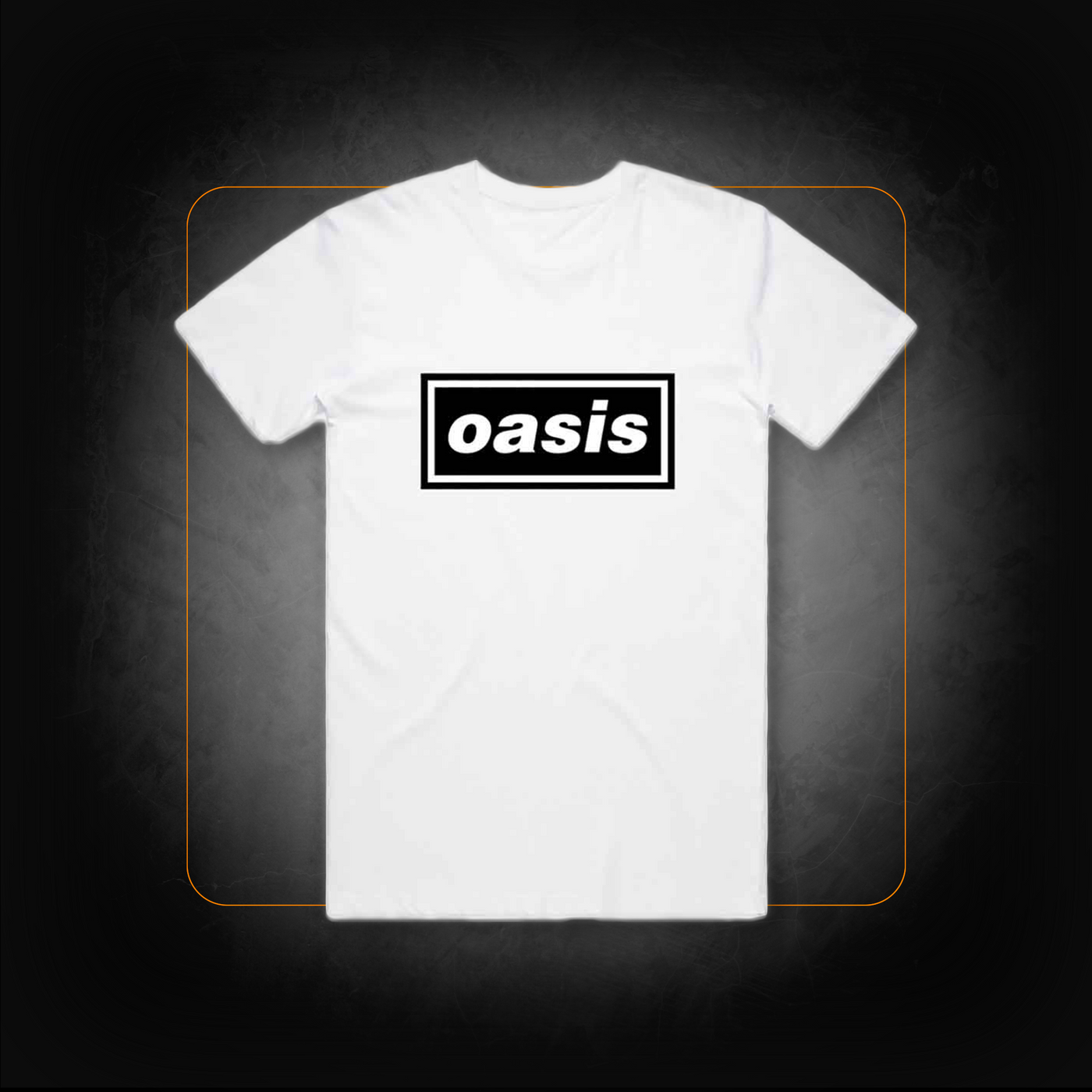 T-Shirt: Decca Logo Blanc - Oasis