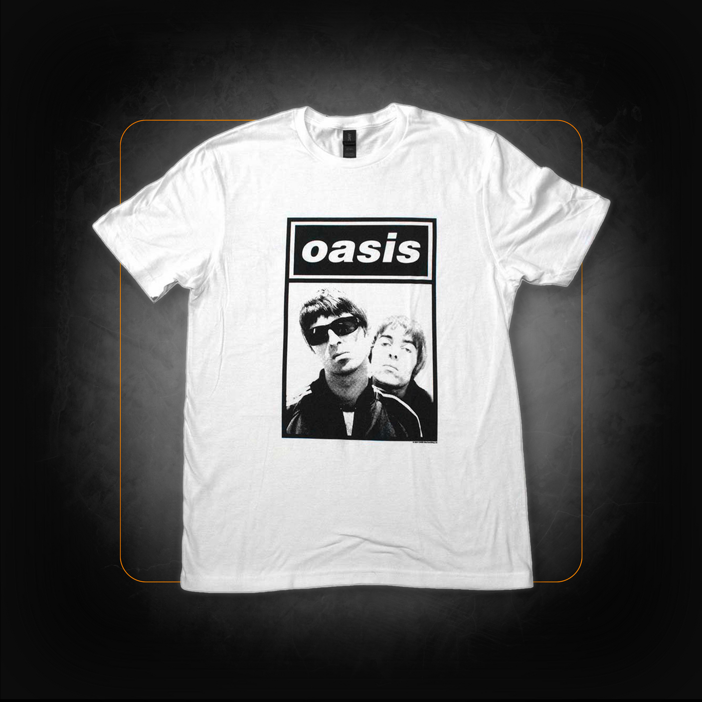 T-Shirt: Noel &amp; Liam Boxed Photo - Oasis