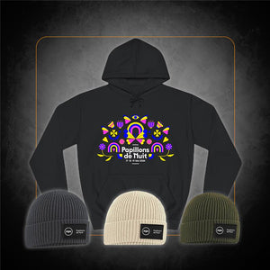 Hoodie + hat pack - Night Butterflies