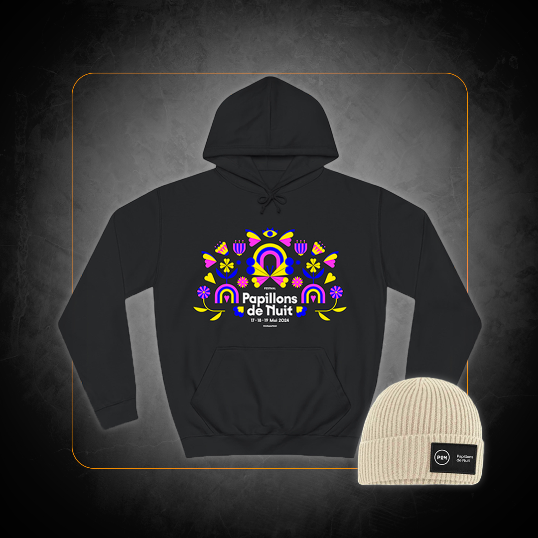 Hoodie + hat pack - Night Butterflies