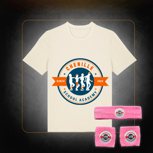 T-Shirt + Headband and Wristbands Kit Pack - Chenille School Academy