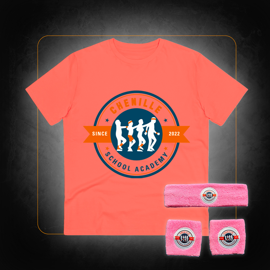 T-Shirt + Headband and Wristbands Kit Pack - Chenille School Academy