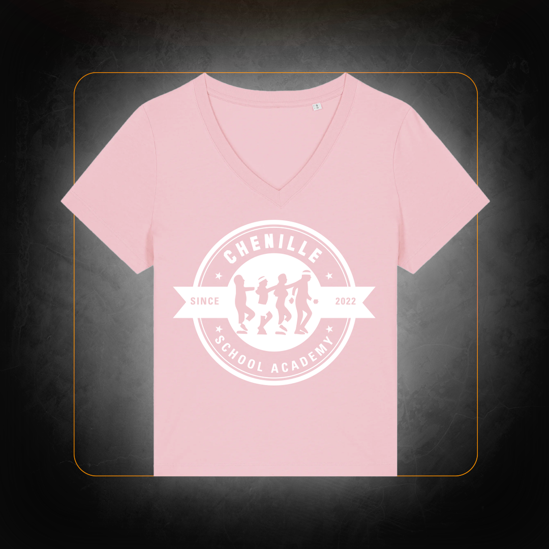 Official Women's White Logo T-Shirt - Chenille School Academy