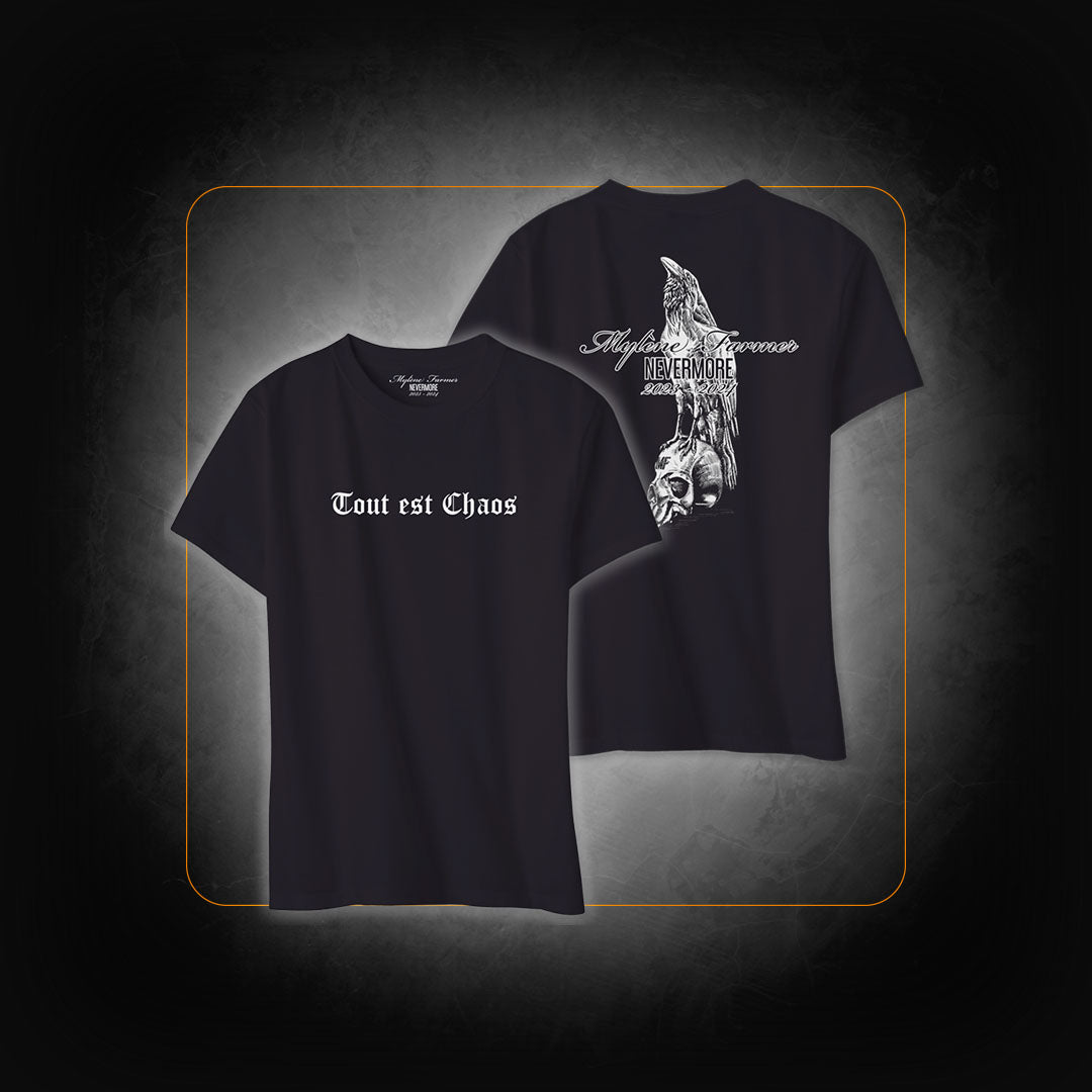 Chaos 2024 Black T-Shirt - Mylène Farmer