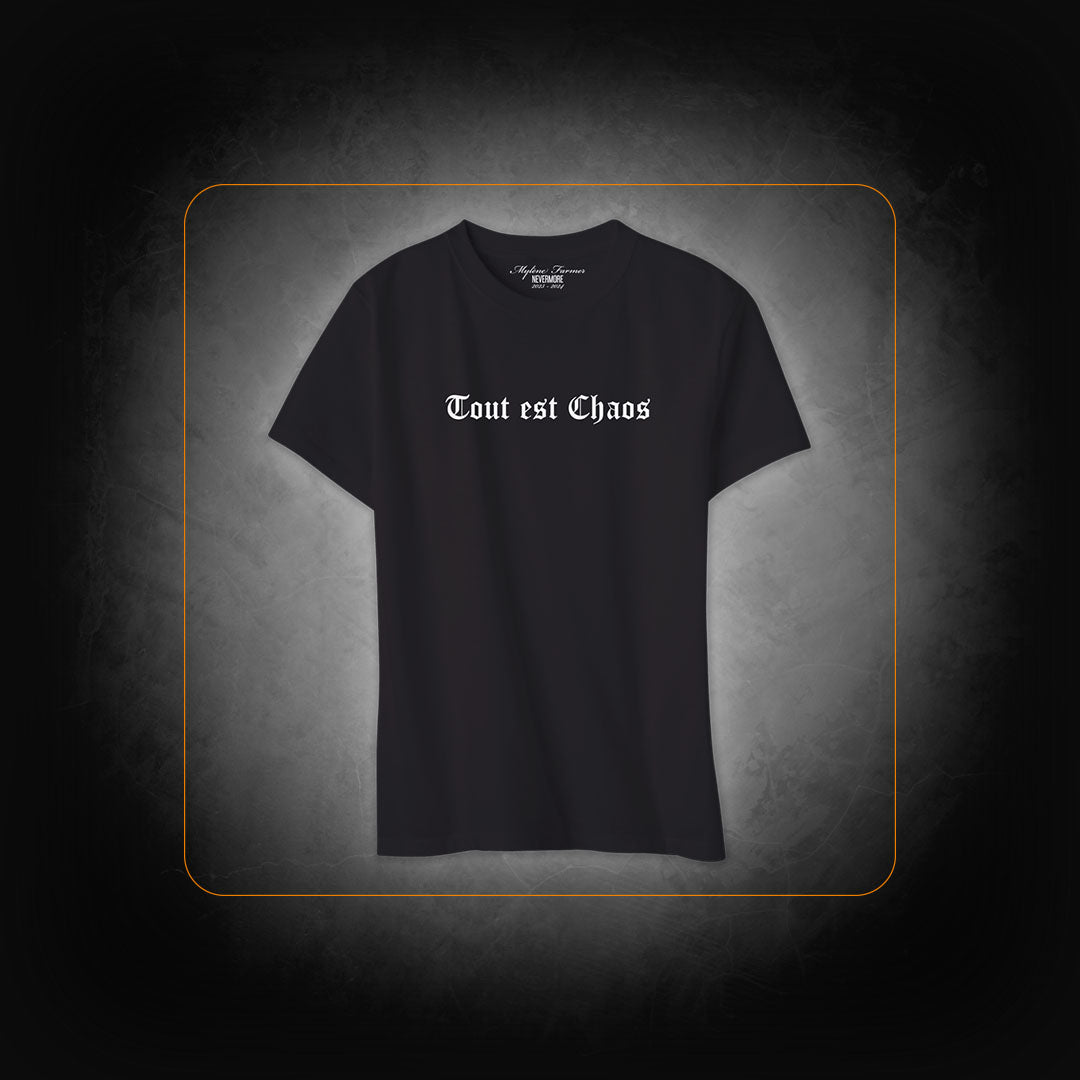 Chaos 2024 Black T-Shirt - Mylène Farmer