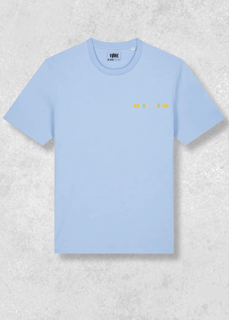 Unisex Crush in Ibiza Sky Blue T-Shirt