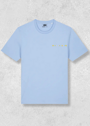 Unisex T-shirt crush at La Villette sky blue