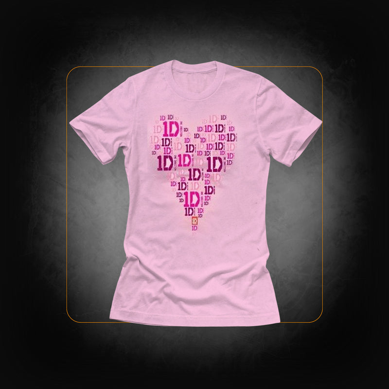 T-shirt femme Heart Logo - One Direction