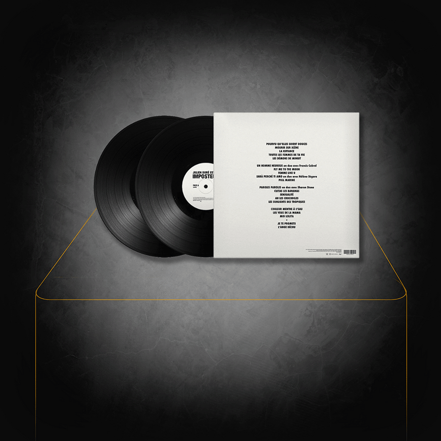 Double Vinyl Limited Edition Imposteur - Black Version - Julien Doré