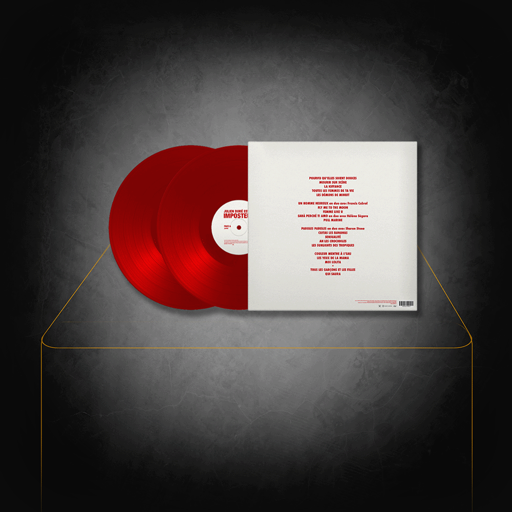 Double Vinyl Limited Edition Imposteur - Red Version - Julien Doré