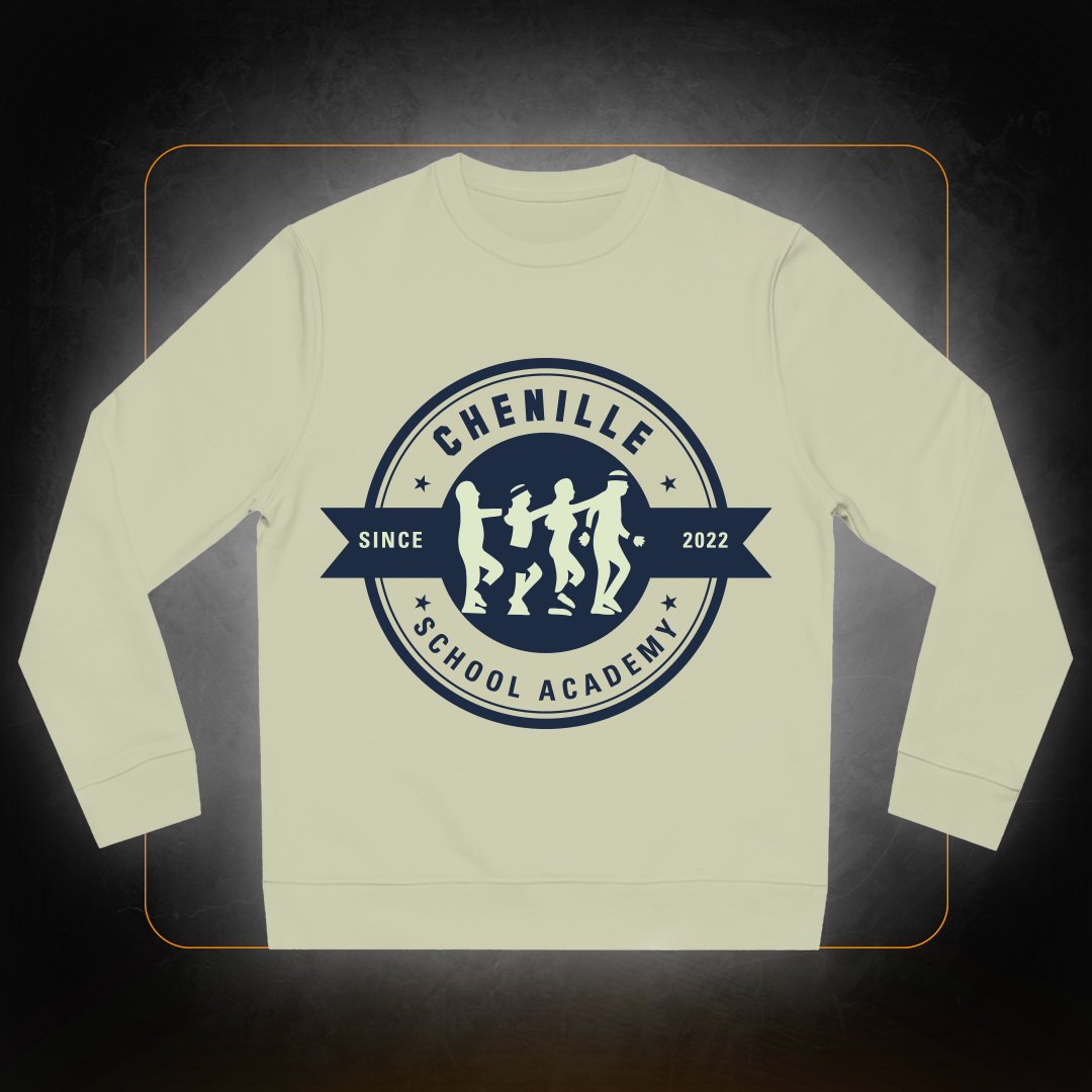 Official Blue Logo Sweatshirt - Chenille School Academy