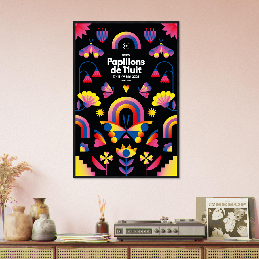 Affiche Personnalisée Festival 2024 - Papillons de Nuit