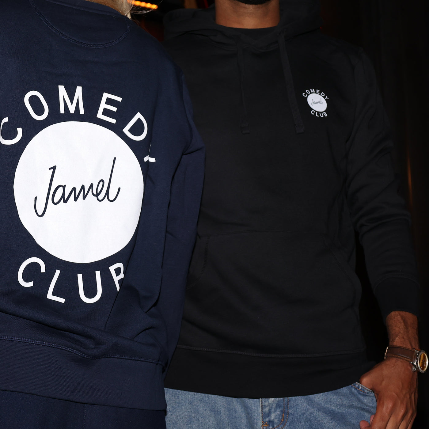 Navy Logo back sweatshirt - Jamel Comedy Club