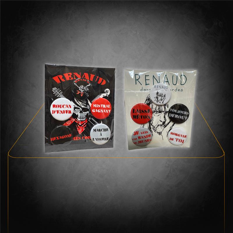 Lot de 10 Badges - Renaud