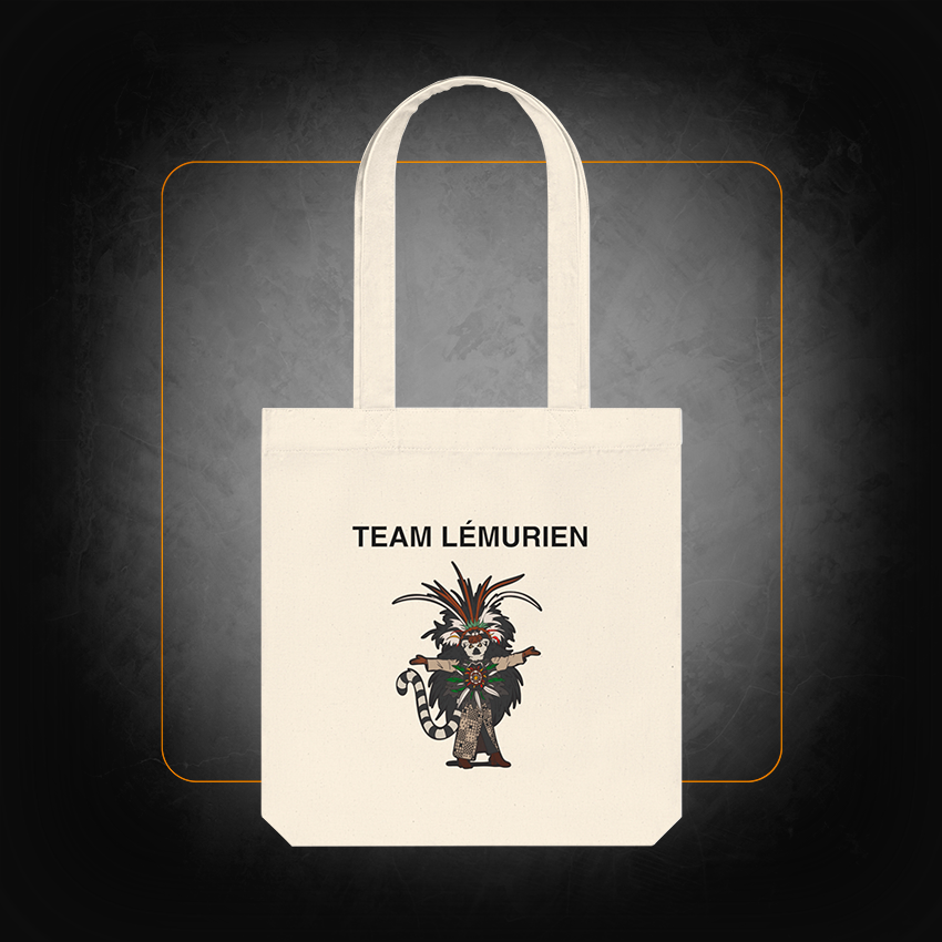 Team Lemurian ecru tote bag - Mask Singer